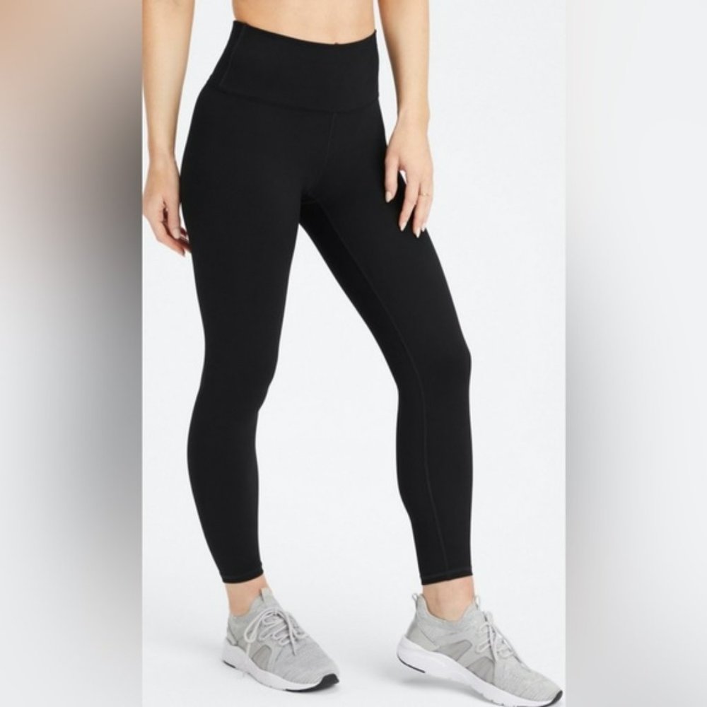 Fabletics power hold high waisted black yoga casual workout leggings XS